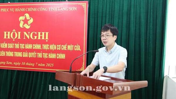 Hội nghị tập huấn nghiệp vụ kiểm soát thủ tục hành chính, thực hiện cơ chế một cửa, một cửa liên thông trong giải quyết thủ tục hành chính